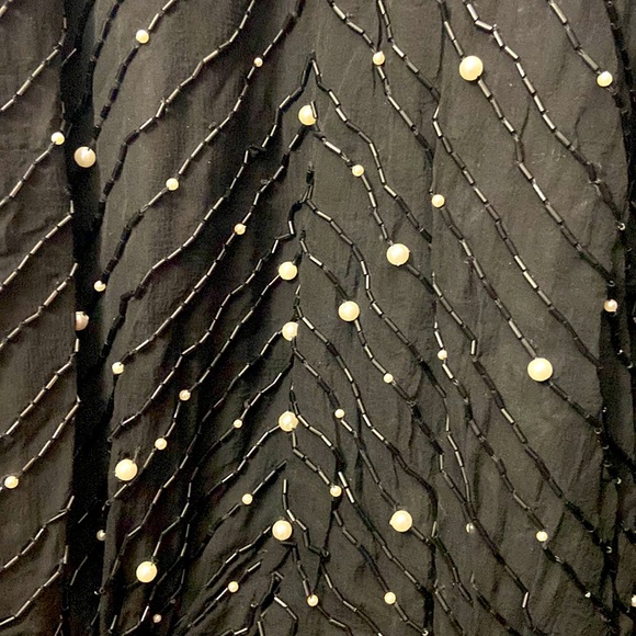 Vintage Pearl/Beaded Drop Waist Dress - Picture 2 of 5